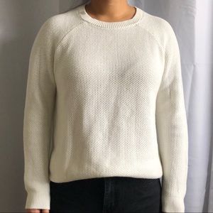 Forever 21 White Knit Sweater